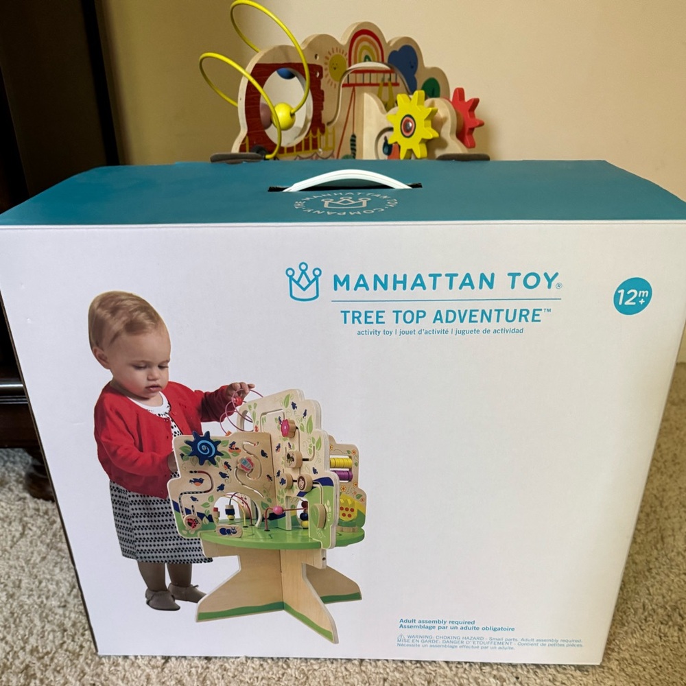 Manhattan Toy Tree Top Adventure wooden Activity Center 22.5” x 18” New w/box